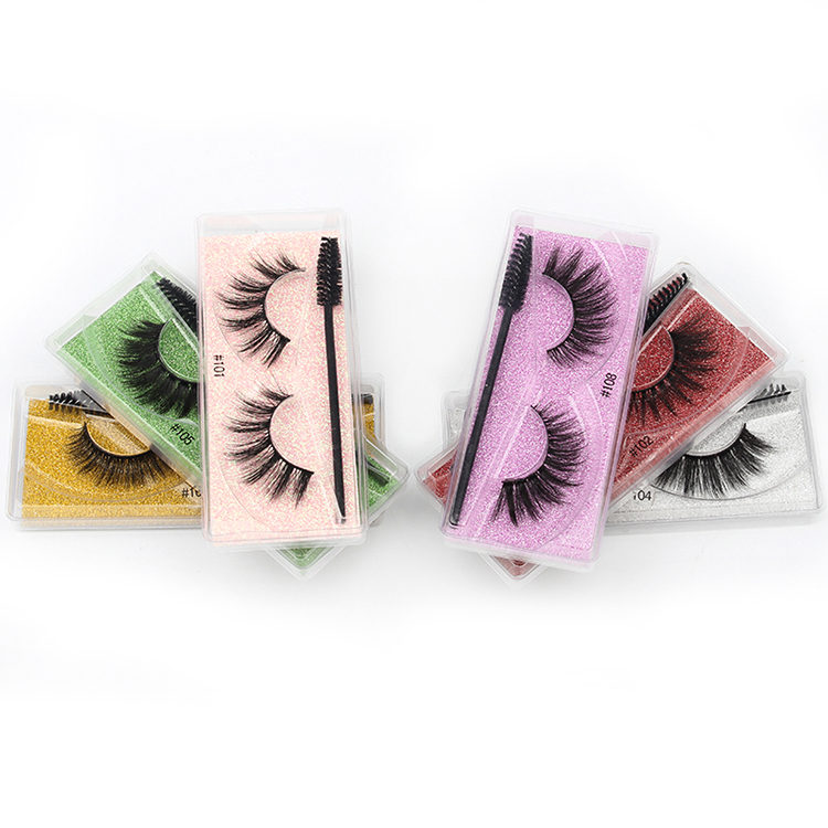 Eyelash Wholesale 3-100 Pairs 3D Mink Lashes Natural False Eye Mink Eyelashes Makeup Fake Lashes
