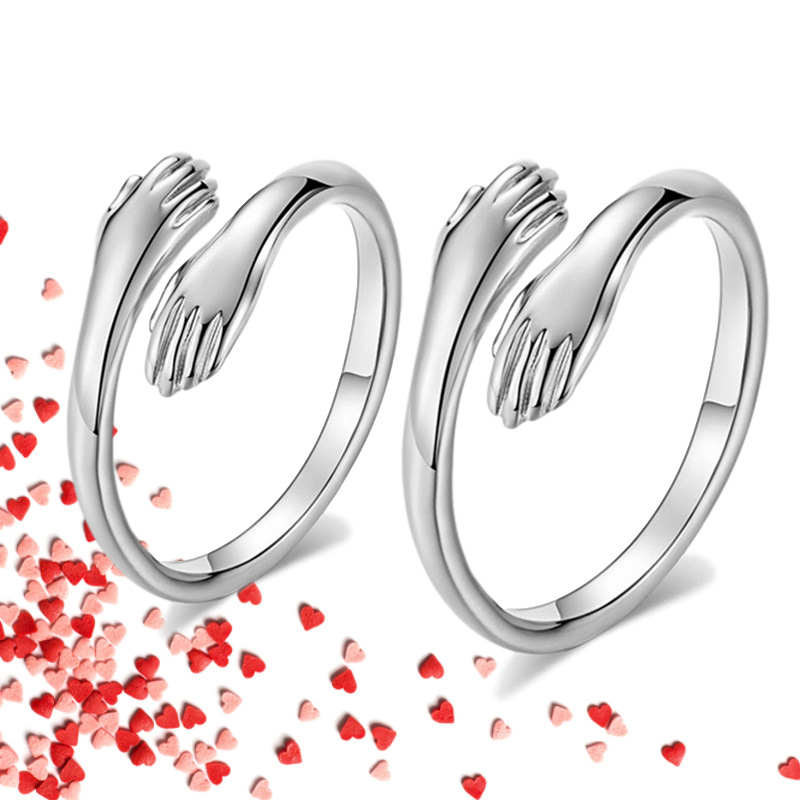 1 Pair Wedding Rings Sun Moon Love Vows Promise Couple Ring Wedding Jewellery Valentine&apos;s Day Gift