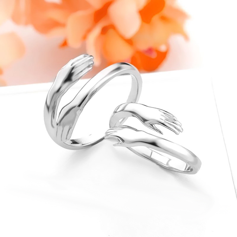 1 Pair Wedding Rings Sun Moon Love Vows Promise Couple Ring Wedding Jewellery Valentine&apos;s Day Gift