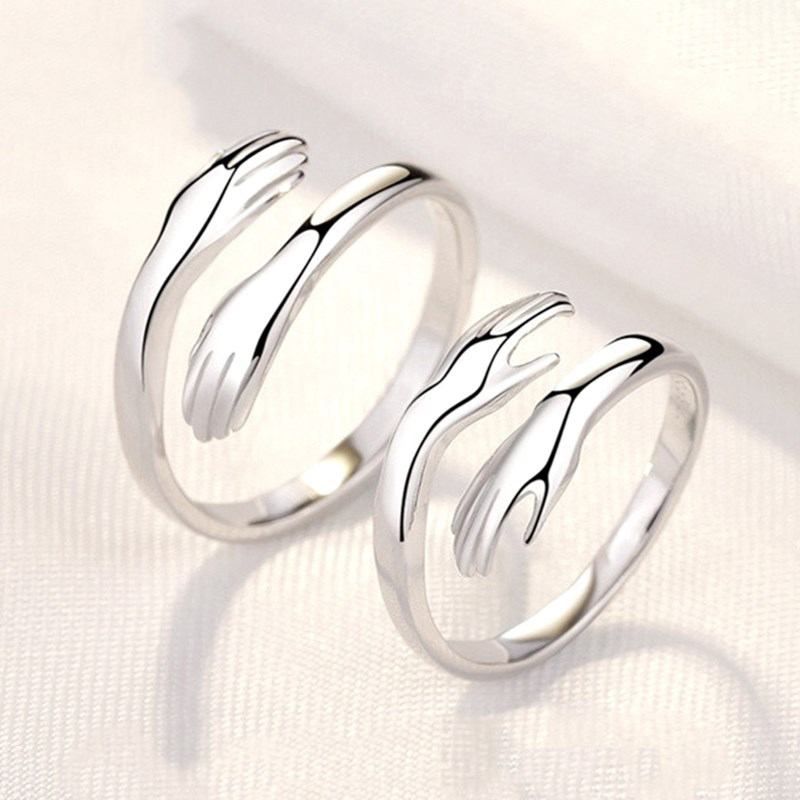 1 Pair Wedding Rings Sun Moon Love Vows Promise Couple Ring Wedding Jewellery Valentine&apos;s Day Gift