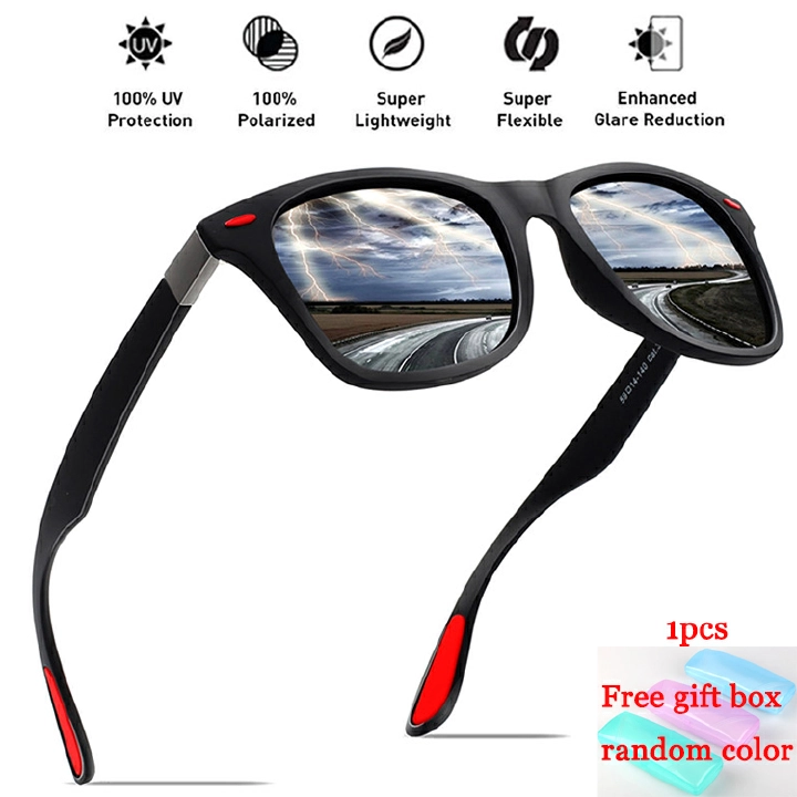 Sunglasses Men Fishing Polarized Sunglasses Men Women Driving Square Style Sun Glasses Male Goggle  Unisex Glasses Sun glasses Men Fashion Accessories