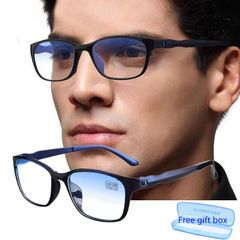 New Arrivals Reading Glasses Anti Blue Rays Presbyopia Eyeglasses Antifatigue Computer Eyewear Blue Light Blocking Glasses Eyewear Unisex Degree 0 +1.0 +1.5 +2.0 +2.5 +3.0 +3.5 +4. Matte Black Blue +1