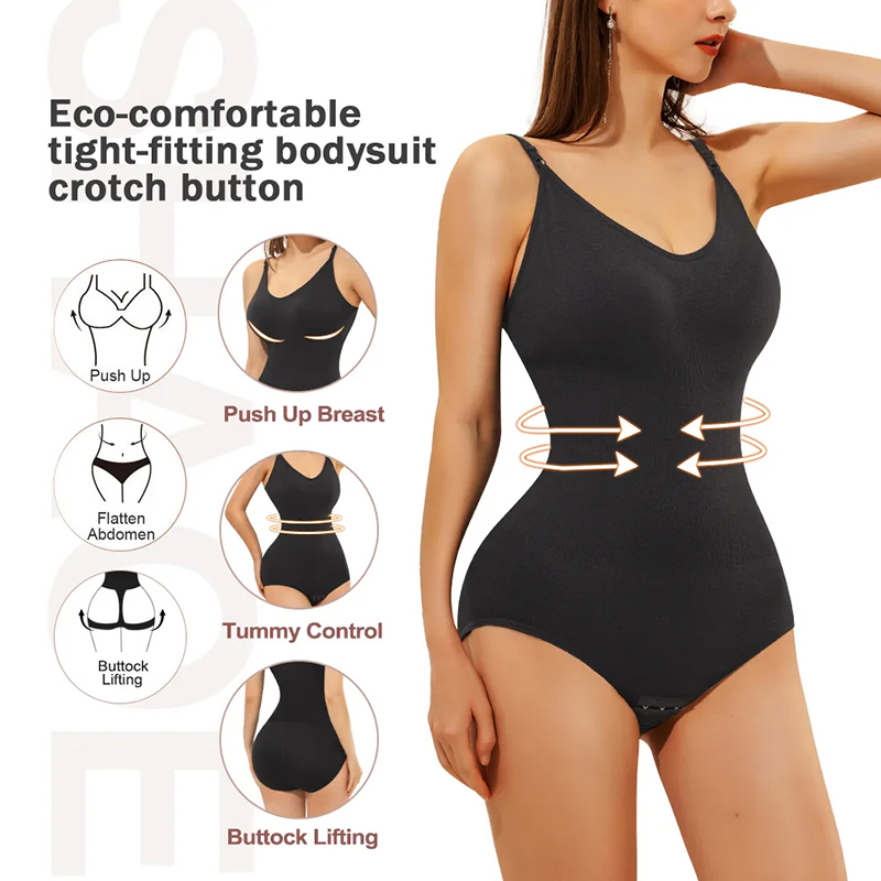 Shapewear For Women Tummy Control Butt Lifter Body Shaper Invisible Under Dress Slimming Strap Thong Underwear  Bodysuit Full Body Shaper Woman Flat Belly Push Up Butt Lifted Corset Underwear Girdle