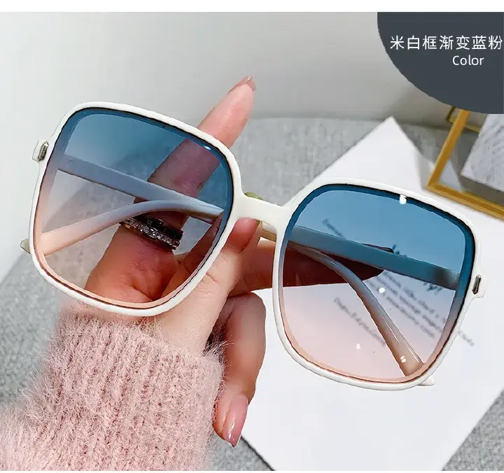 New Oversized Rectangle Sunglasses Women's Fashion Square Sun Glasses Men's Classic Vintage Eyewear UV400