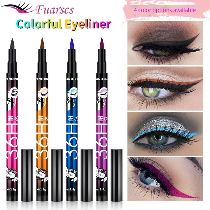 New Arrivals Liquid Eyeliner Waterproof Eyeliner Pencil 36H Long-Lasting Liquid Eye Liner Pen Quick-Dry No Blooming Cosmetics Tool