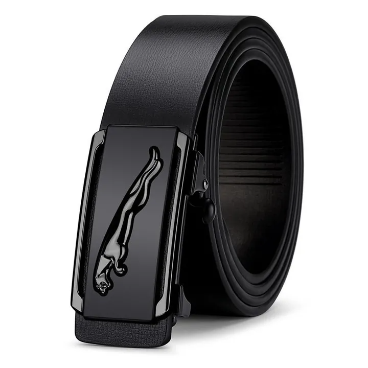 New Arrivals Men's Belt Automatic Alloy Buckle Male Belts Classic Cowskin Leather Belt Business Men Belts Genuine Leather Belts Wide Belt Men's Fashion Accessories