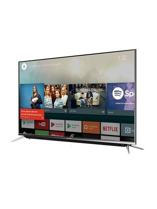55 inch Skyworth 4K UHD ANDROID TV,VOICE CONTROL,WI-FI,NETFLIX,YOUTUBE-55G3A with INBUILT DECODER