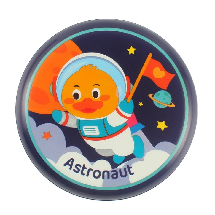 Children's big Frisbee feeling system teaching AIDS Kindergarten sports Early childhood education safety cartoon soft Flying saucer PU parent-child sports toy color random 1 random diameter 20cm