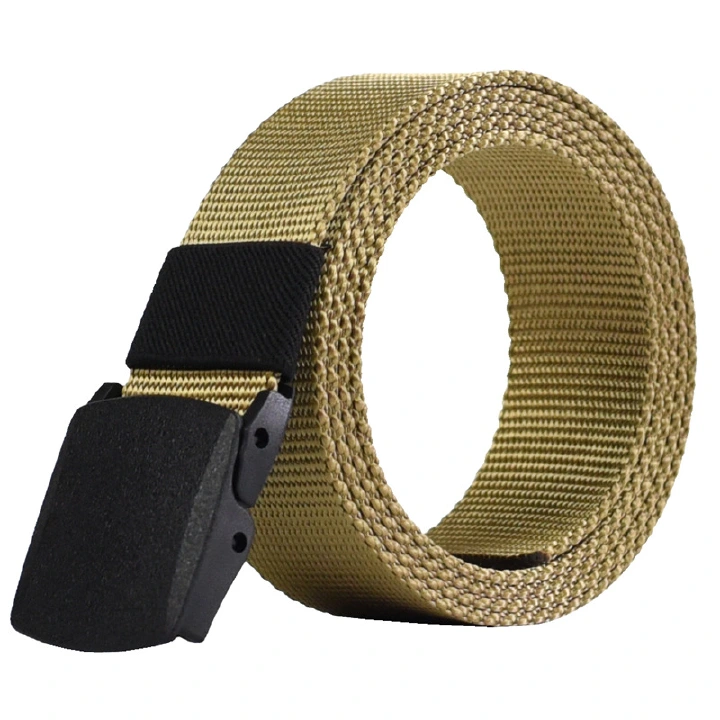 Belt Men's wholesale unisecular Tactical Belt Canvas imitation nylon woven belt Canvas Tactical Belt High quality military belt for men and women luxury denim belt black