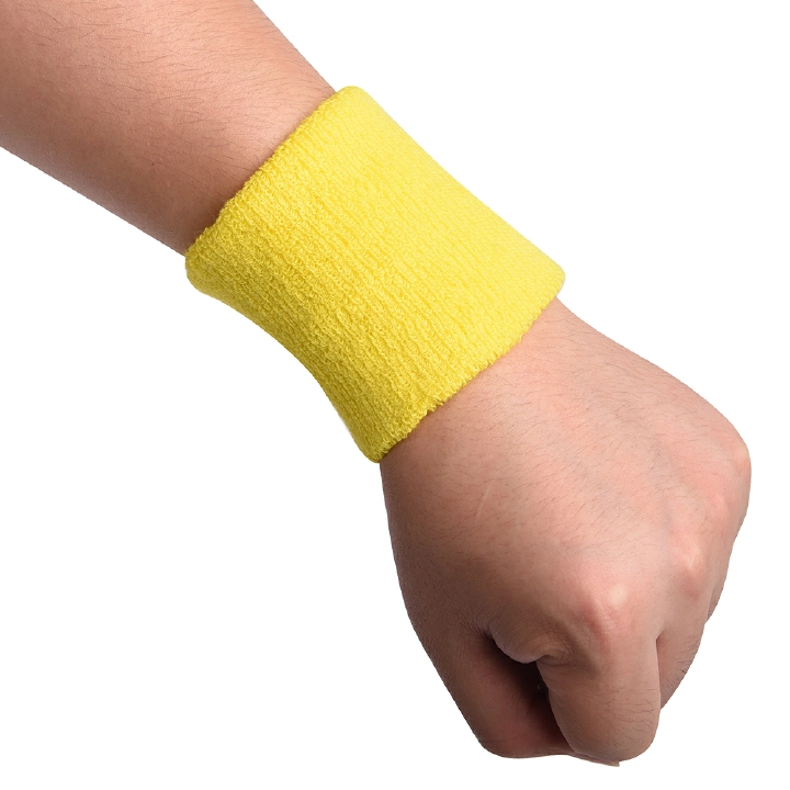 1pc Wristband Sports Sweatband Wristband Sweat Wrist support bandage protective sports band Tennis gym wristband Towel Sweatband Polyester sweatband Sports wrist sweatband