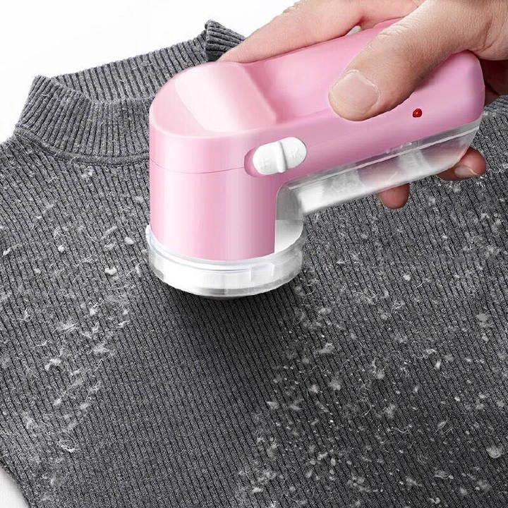 Electric sweater clothing lint pellet lint remover Hairball trimmer Hairball shaver shaving machine Rechargeable hairball trimmer Hairball suction Hairball dehairer Electric  remover Pink 12*7.2*5cm