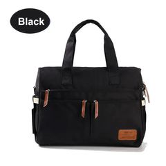 Baby Stuffs Large Capacity Mommy Bag Multinational Diaper Bags Waterproof Mother Travel Bag Fast Delivery Black 39*20*35 cm