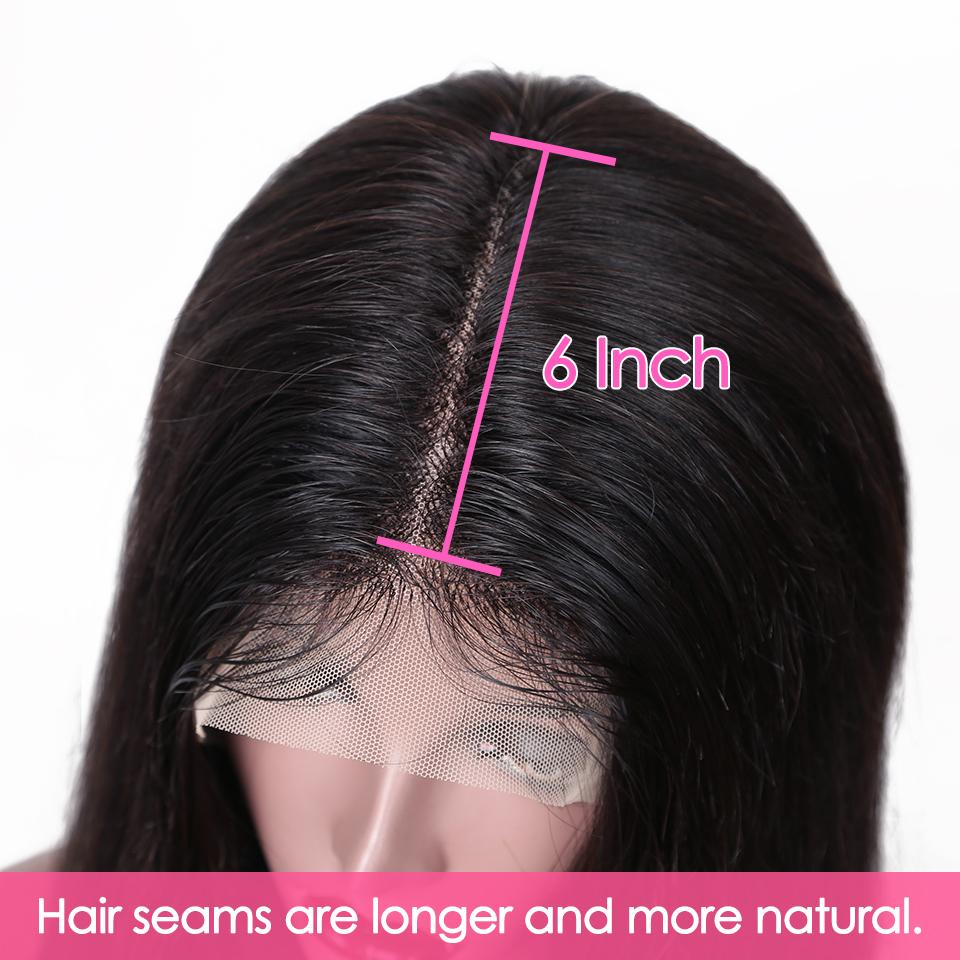 Body Wave Lace Front Human Hair Wigs Brazilian Remy Hair Mid-length Wigs Pre-Plucked Lace Closure