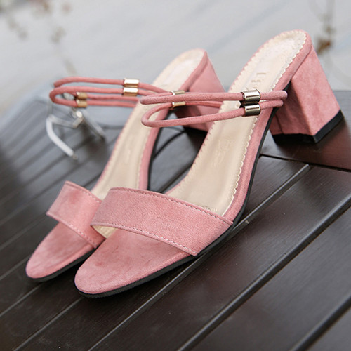 Classic two ways of wearing high heels slippers sandals ladies heels ladys heels womens shoes
