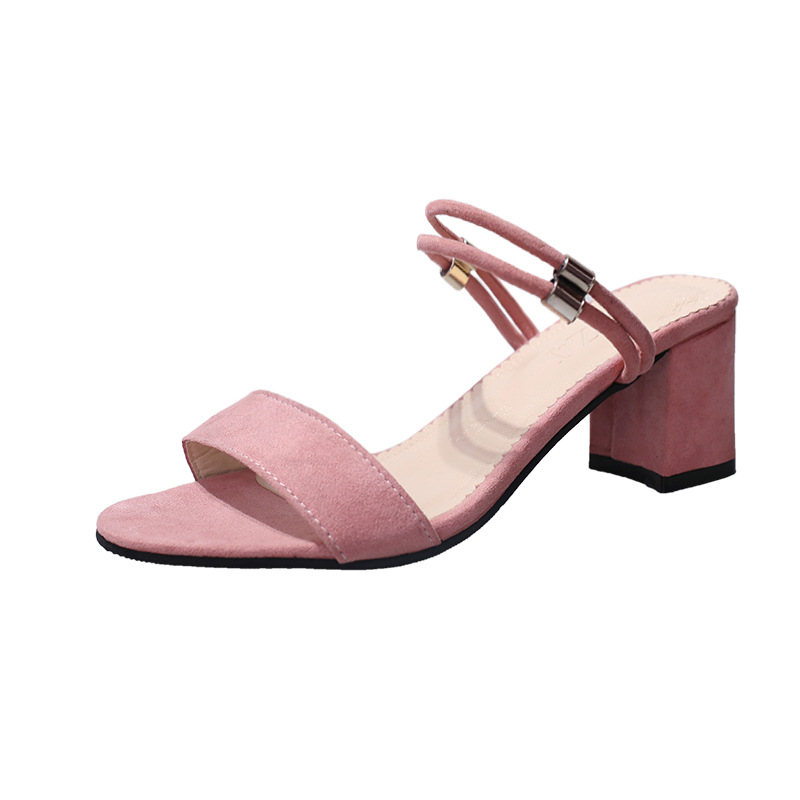 Classic two ways of wearing high heels slippers sandals ladies heels ladys heels womens shoes