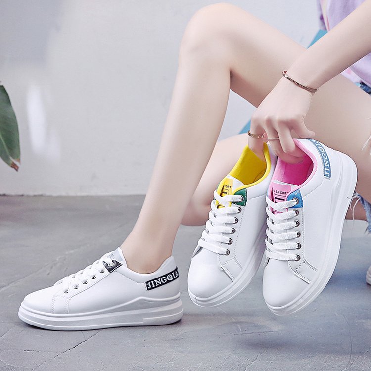 New small white shoes versatile women&apos;s shoes student casual shoes 2020 Yuansu wind board shoes