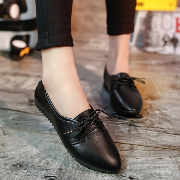 Women&apos;s single shoes small white shoes flat bottomed women&apos;s shoes manufacturers direct wholesale