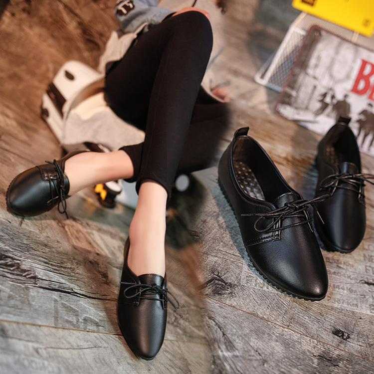 Women&apos;s single shoes small white shoes flat bottomed women&apos;s shoes manufacturers direct wholesale