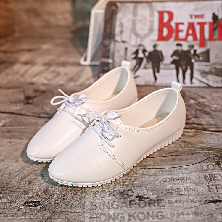 Women&apos;s single shoes small white shoes flat bottomed women&apos;s shoes manufacturers direct wholesale