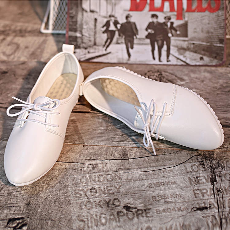Women&apos;s single shoes small white shoes flat bottomed women&apos;s shoes manufacturers direct wholesale