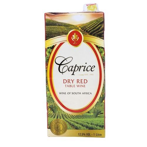 Caprice Dry Red Wine - Tetra Pack - 1LTR