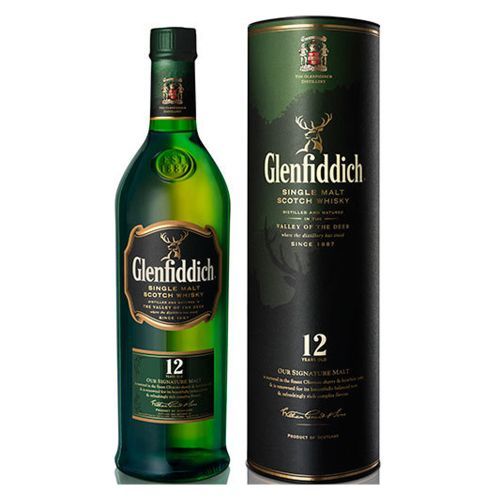 Glenfiddich 12 Year Single Malt Scotch Whiskey - 750ML