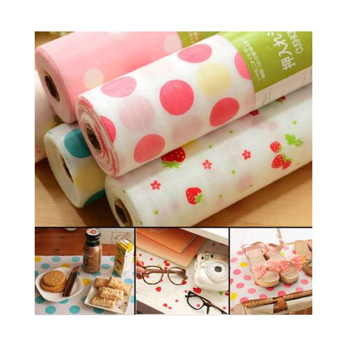 Polka Dots Shelf Contact Paper Cabinet Drawer Liner Kitchen Table Mat Assorted 30*500