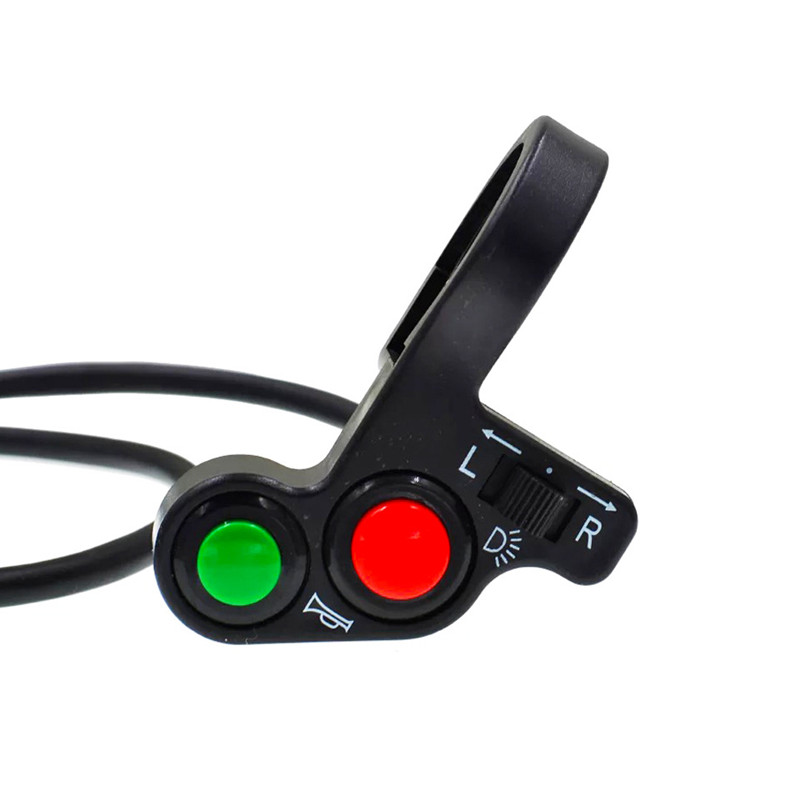 Motorcycle &amp; PowersportSwitch Electric Bike Scooter Horn Turn Signals On/Off Button Light Switch