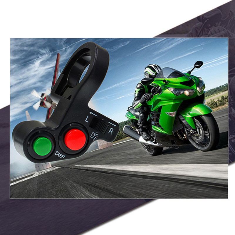 Motorcycle &amp; PowersportSwitch Electric Bike Scooter Horn Turn Signals On/Off Button Light Switch