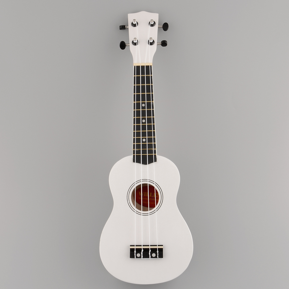 21 inches Soprano Ukulele 12 Frets Instrument Wood Hawaiian Style Guitar 4 Strings Hawaii Guitar