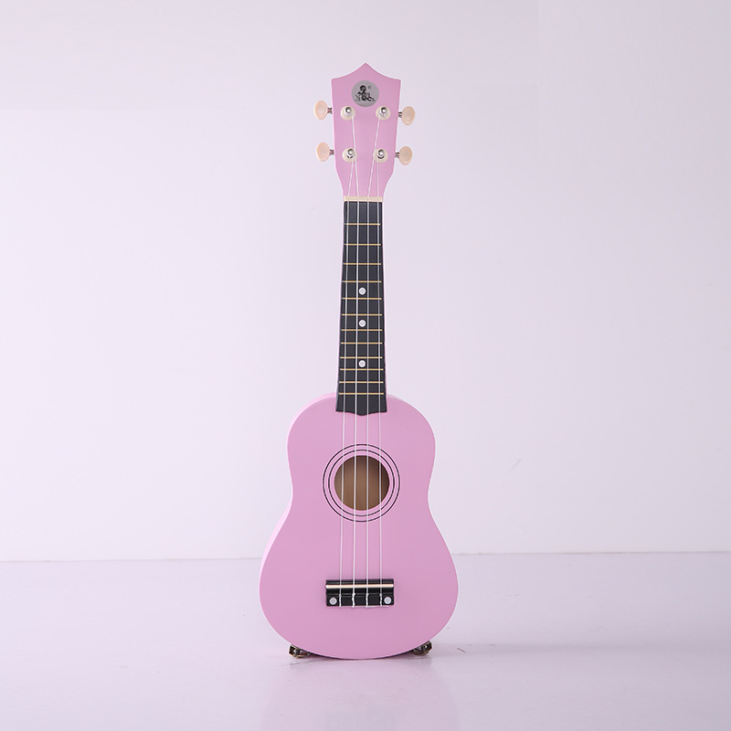 21 inches Soprano Ukulele 12 Frets Instrument Wood Hawaiian Style Guitar 4 Strings Hawaii Guitar