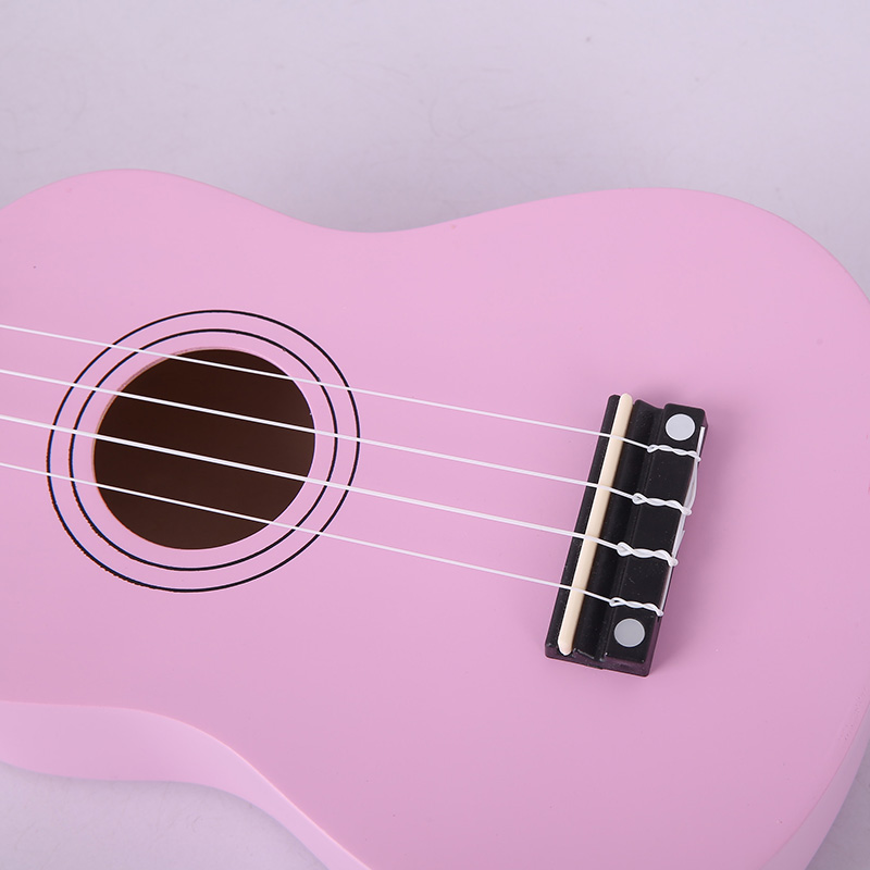 21 inches Soprano Ukulele 12 Frets Instrument Wood Hawaiian Style Guitar 4 Strings Hawaii Guitar