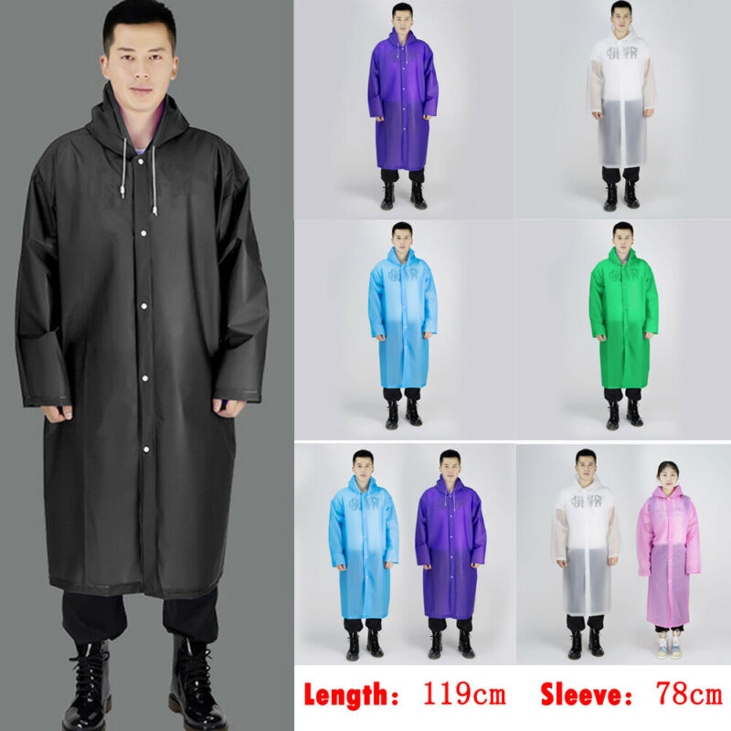 Hot Sale Men Women Adult One-piece Waterproof Rain Coat Eva Thicker Jackets &amp; Trench Coats