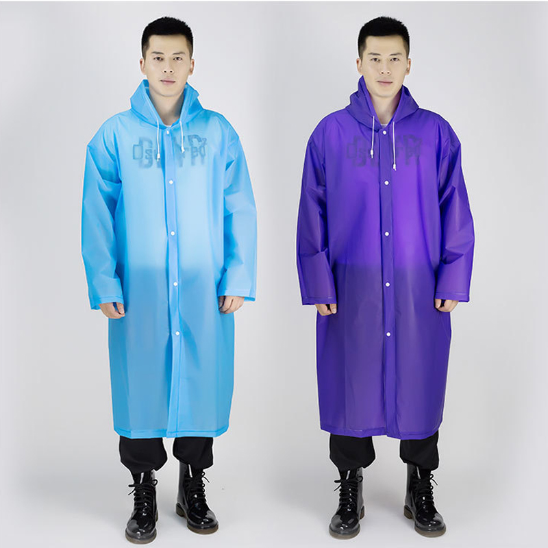 Hot Sale Men Women Adult One-piece Waterproof Rain Coat Eva Thicker Jackets &amp; Trench Coats