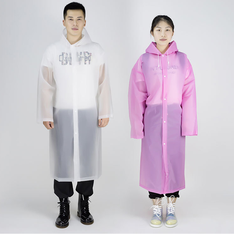 Hot Sale Men Women Adult One-piece Waterproof Rain Coat Eva Thicker Jackets &amp; Trench Coats