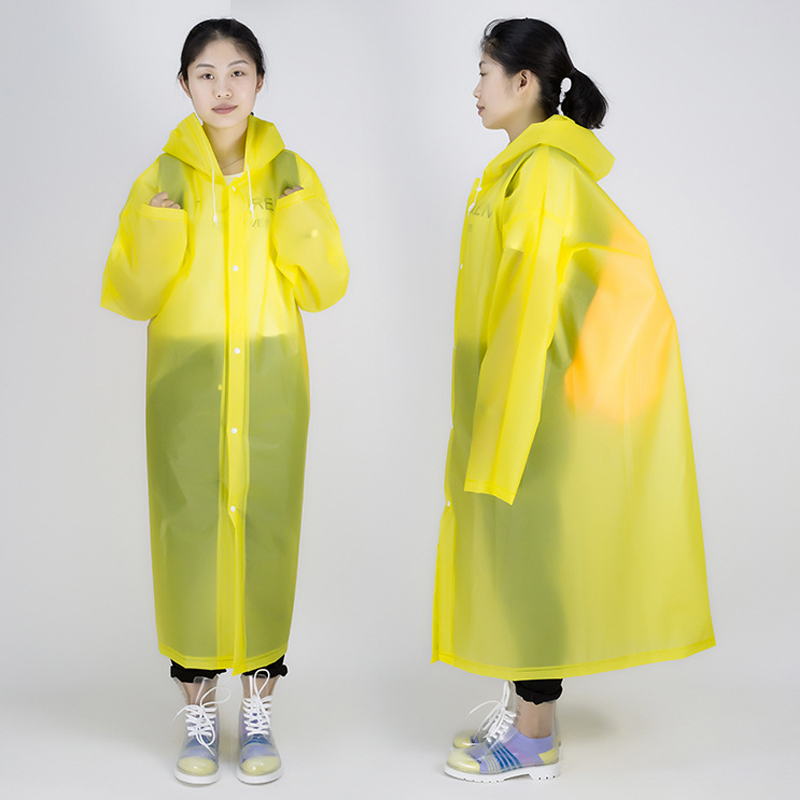 Hot Sale Men Women Adult One-piece Waterproof Rain Coat Eva Thicker Jackets &amp; Trench Coats