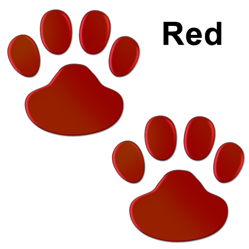 4Pcs/Set Car Sticker Cool Design Paw 3D Animal Dog Cat Bear Foot Prints  Exterior Accessories