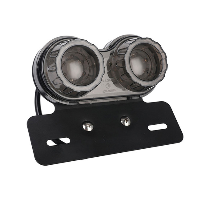 Universal Motorcycle Signal Lights Twin Dual Motorbike Taillight Rear Lamp LED Integrated