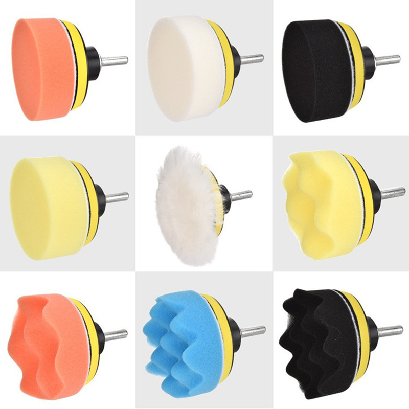 10pcs  Buffing Waxing Sponge Wool Wheel Polishing Pad For Car  Kitchen &amp; Dining room appliances