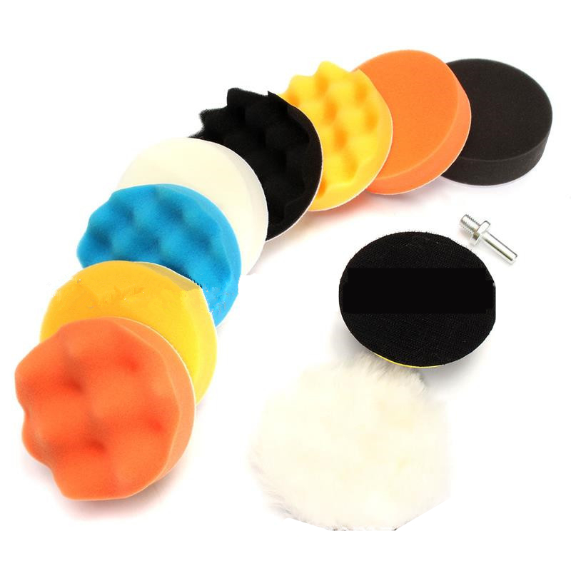 10pcs  Buffing Waxing Sponge Wool Wheel Polishing Pad For Car  Kitchen &amp; Dining room appliances