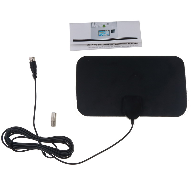 High Gain HD TV DTV Box Digital TV Antenna EU Plug 50 Miles Booster Smart Home Accessories