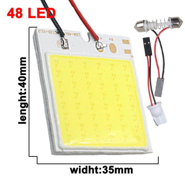 LED COB Bulb Festoon 31mm 36mm 69mm 42mm 12V White 5W5 T10 W5W Smart Home Accessories