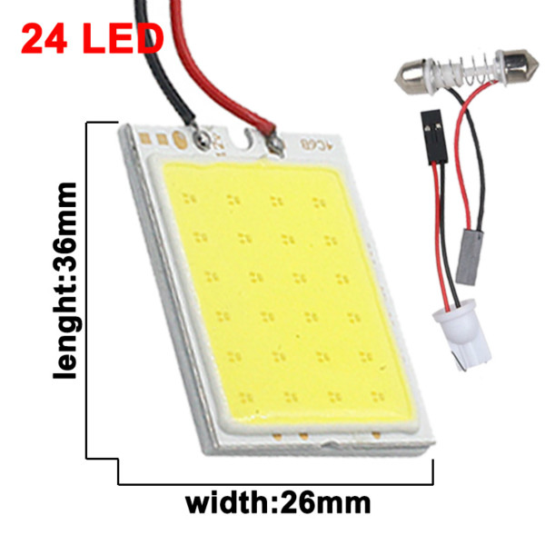 LED COB Bulb Festoon 31mm 36mm 69mm 42mm 12V White 5W5 T10 W5W Smart Home Accessories