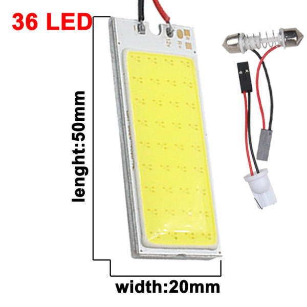 LED COB Bulb Festoon 31mm 36mm 69mm 42mm 12V White 5W5 T10 W5W Smart Home Accessories