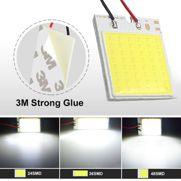 LED COB Bulb Festoon 31mm 36mm 69mm 42mm 12V White 5W5 T10 W5W Smart Home Accessories