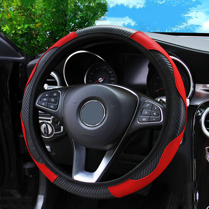 Auto Car Silicone Steering Wheel Case Cover Shell Skidproof Car Accessories For Interior Accessories