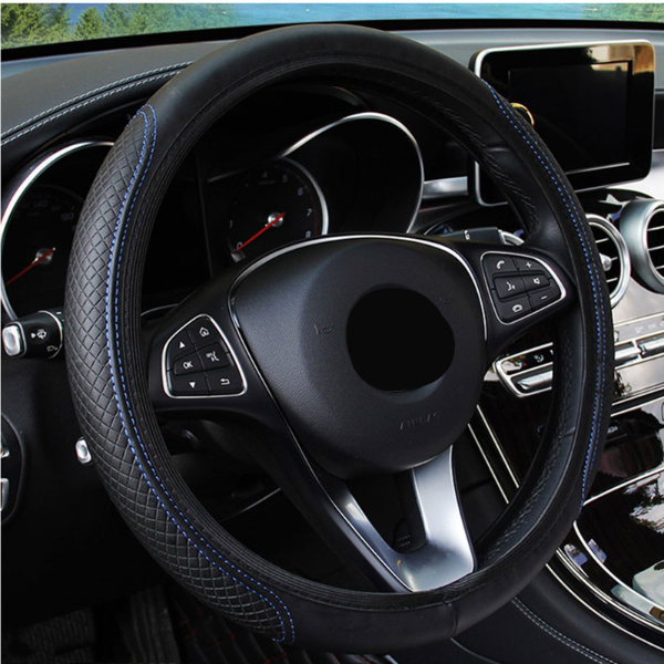 Steering Wheel Cover Braid On The Steering Wheel Cover Cubre Volante Auto Car Interior Accessories