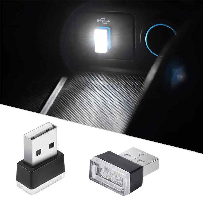 Mini USB LED Night Lights Car Interior Atmosphere Lamp Auto Decoration Ambient Lighting  Interior Accessories