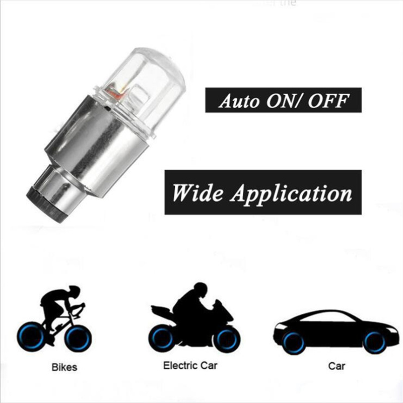 Tire Lights Wheel Caps Decotation Light Tire Hub Lamp Auto Cars Accessories Motorcycle &amp; Powersports