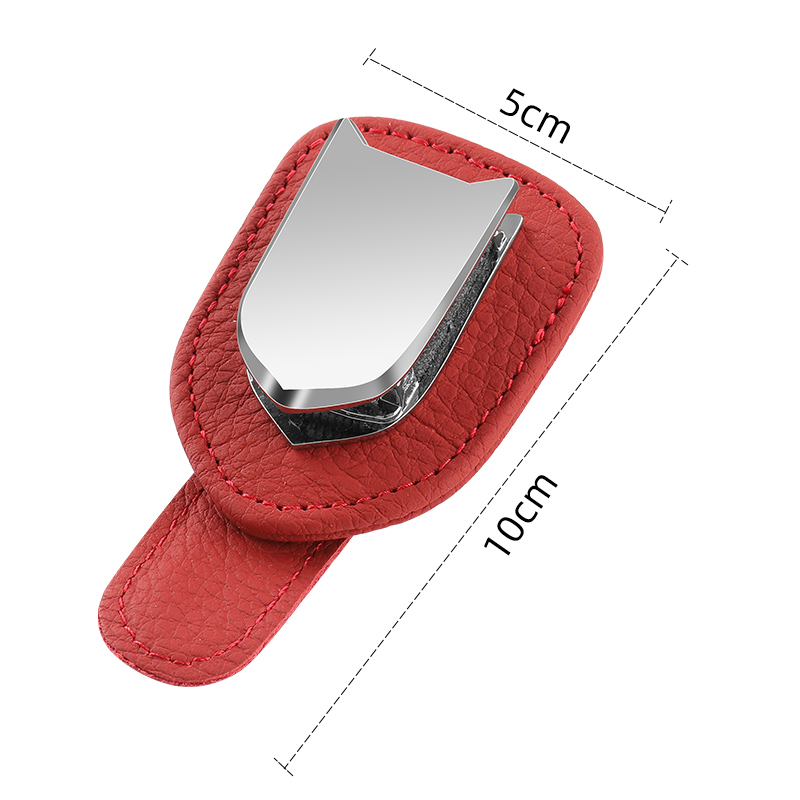 Portable Car Glasses Cases Ticket Card Clip Car Sun Visor Sunglasses Holder Interior Accessories